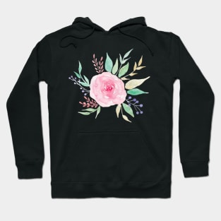 Watercolor rose Hoodie